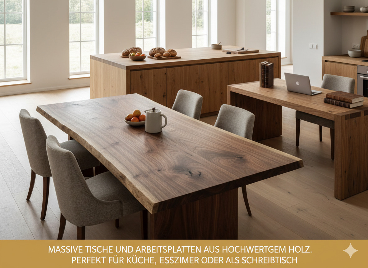 Massivholztisch